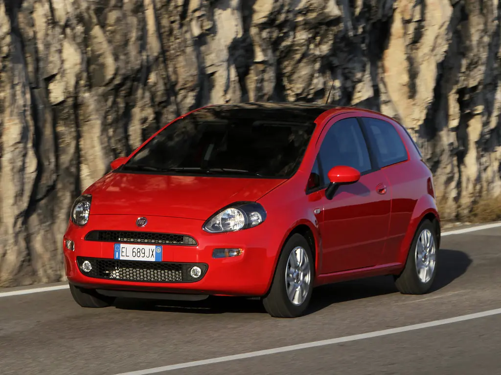 Fiat Punto (199) 3 поколение, 2-й рестайлинг, хэтчбек 3 дв. (01.2012 - 12.2015)